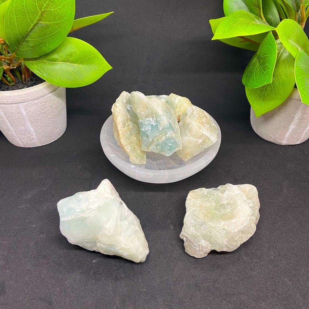 Aquamarine rough 6 pieces!